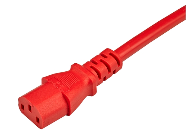 IEC60320 C13 Red