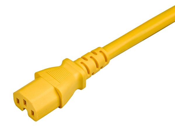 IEC60320 C15 Yellow